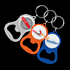 Chevron Bottle Opener Key Ring