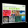 3m x 2.4m Adjustable Economy Media Wall