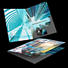 A4 Presentation Folder with Spine