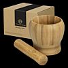 Bamboo Mortar and Pestle
