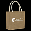 Monza Starch Jute Tote Bag