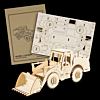Laser Cut Wheel Loader Wooden Model