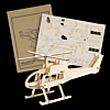 Laser Cut Helicopter Wooden Model
