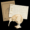 Laser Cut Kiwi Wooden Model