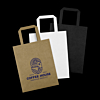 Medium Flat Handle Paper Bag Portrait