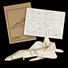 BRANDCRAFT Jet Fighter Wooden Model