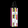 Champagne Ribbon Handle Paper Bag - Full Colour