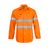 Hi Vis Long Sleeve Cotton Drill Shirt