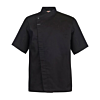 Short Sleeve Chefs Tunic With Concealed Front