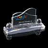 Crystal Desk Plaque