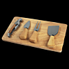 5 Piece Wooden Cheese Board Set