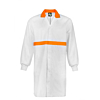 Long Sleeve Food Industry Dustcoat With Contrast Collar
