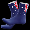 Australian Flag Socks