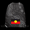Aboriginal Flag Drawstring Backpacks