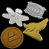 Die Struck (No Inkfill) Lapel Pins