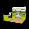 Ex1 3m x 3m Trade Show Display