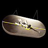 Illuminated Capsule Hanging Pendant Banner