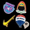 Glitter Lapel Pins