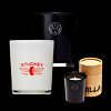 Glass Candle in Cylinder Box