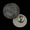 25mm Moulded - Shiny Black Nickel Base
