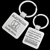 Die Struck (No Inkfill) Keyrings