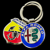 Imitation Cloisonné Keyrings