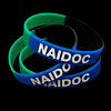 NAIDOC Wristbands TSI Flag Colours