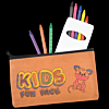 Kraft Pencil Case and Crayon Set