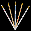 Rubber Tipped Newspaper Unsharpened Pencil
