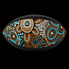 9 Inch "50 Years In Motion" Rugby Ball