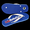 Bottle Opener Thongs w/Rubber Strap