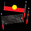 Aboriginal Flag Banner Pens