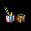Rubik's Pen Holder 3D Calendar