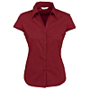 Ladies Metro Cap Sleeve Shirt