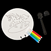 Coloring Paper Fan Set
