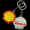 Soft Enamel Ink Filled Keyrings