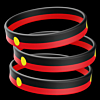 Aboriginal Flag Wristbands