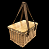 Gold Coast Wicker Picnic Cooler Basket(square)