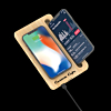 Wooden Wireless Charging Pad with Phone Holder