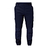 Stretched Cargo Pants With Elasticised Hem
