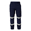 Stretched Cargo Pants With Segmented Tape