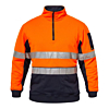 Ridge” - Hi Vis Two Tone 1/2 Zip Pullover With Tape