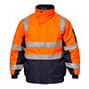 Hi Vis Modern Reflective Bomber Jacket