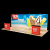 6m S-Curve Stretch Fabric Wall