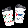 Christmas White Atlas 360ml Double Walled Coffee Cup