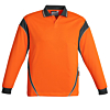 Mens Hi Vis Aztec Polo - Long Sleeve