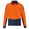 Mens Hi Vis Flux L/S Polo