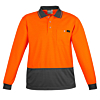 Mens Comfort Back L/S Polo