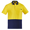 Mens Hi Vis Cotton S/S Polo