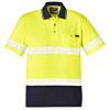 Unisex Hi Vis Segmented S/S Polo - Hoop Taped